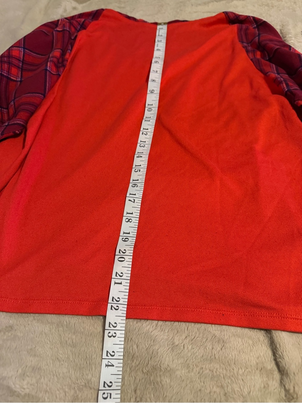 Pioneer Woman Red Plaid Pajama Set size XL Flannel Sleep Set - Picture 4 of 7
